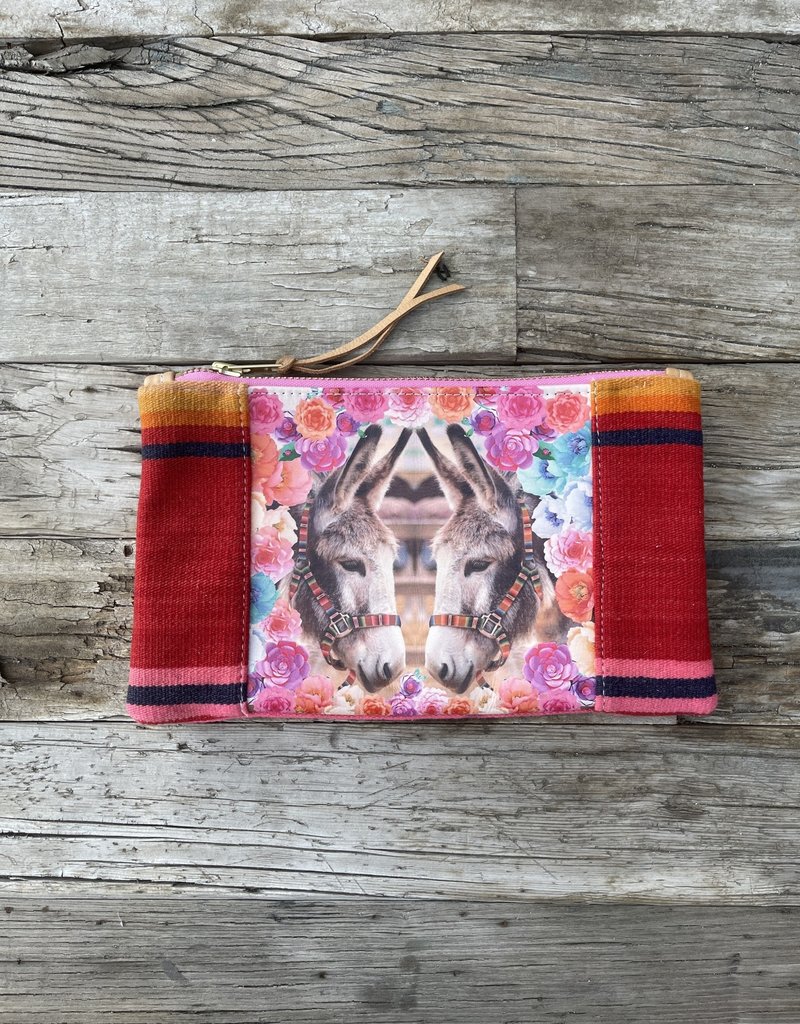 Totem Salvaged Two Donkey Clutch 592-TD-CB Red