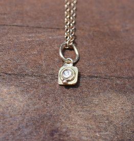 Robin M Designs Robin M Designs Diamond Tiny Charm Necklace 14k