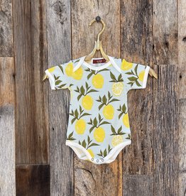 Milkbarn Milkbarn S/S Organic One Piece Lemon 31089