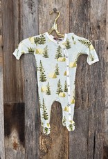 Milkbarn Milkbarn Footed Romper Camping 37125