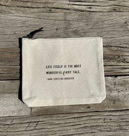 Sugarboo Sugarboo Life Itself Canvas Zip Bag 8.5x7.5 AC293