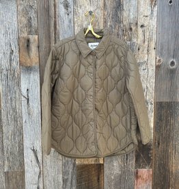 DYLAN Dylan Quilted Flight Coat C1W166TVF10 Olive