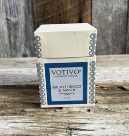 Votivo 6.8 oz Smoked Wood & Amber Candle