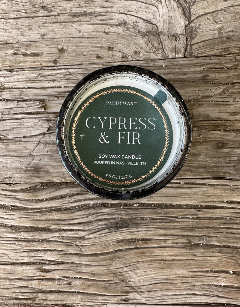 PaddyWax Cypress Fir Holiday 4.5oz Green CFH0503
