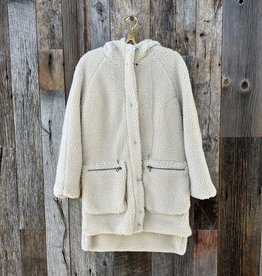 DYLAN Dylan Lux Sherpa Cocoon Coat C1W44MSS
