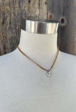 Minetta Design NDR Silver & Yellow Necklace With Tika Pendant
