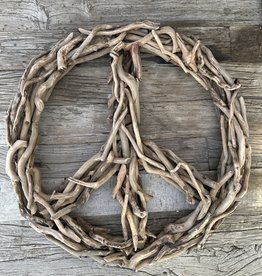 Sugarboo Sugarboo Driftwood Peace Sign Large 24”x24”