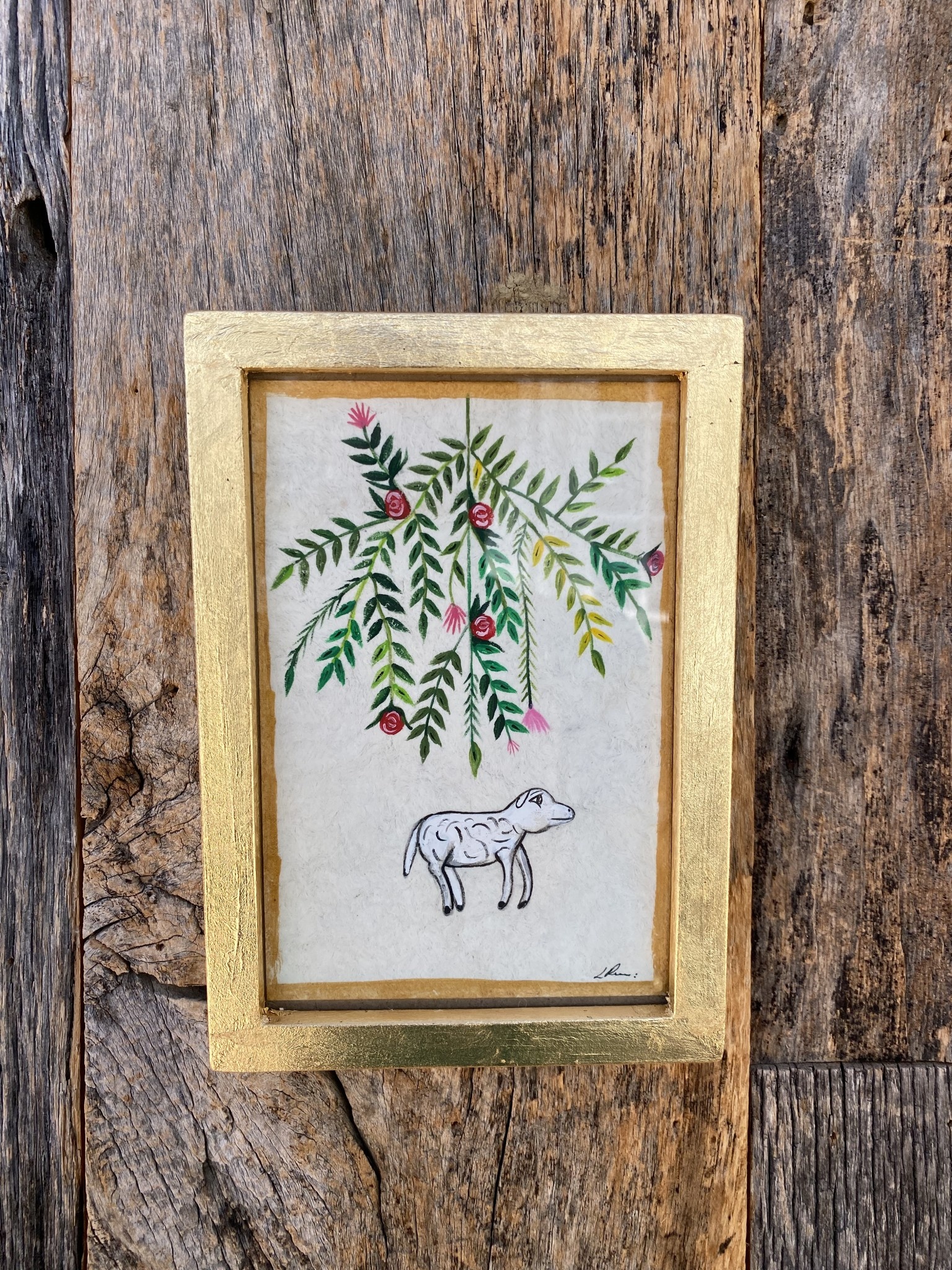 River Song Jewelry River Song Sheep in the Garden Painting Island Farm