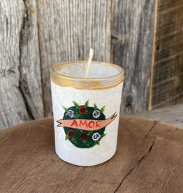 River Song Jewelry River Song Amor with Flowers Votive Holder