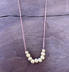 River Song River Song Golden Beaded Necklace