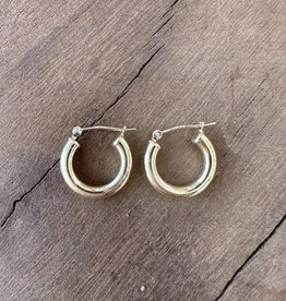 Robin M Designs Robin M 14K Medium Gold Hoops 16x3mm