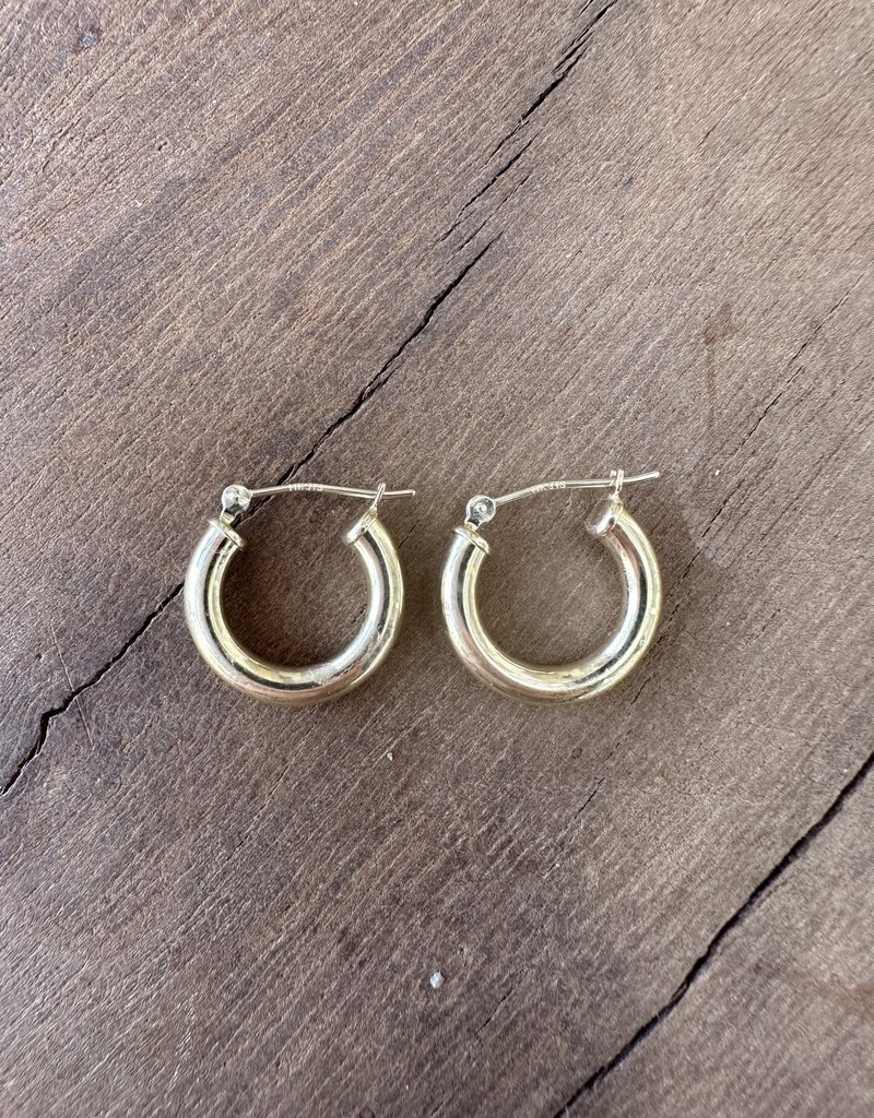 Robin M Designs Robin M 14K Medium Gold Hoops 16x3mm