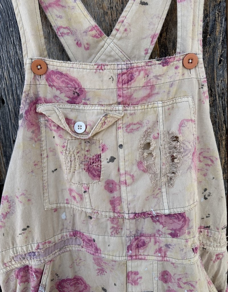 Magnolia Pearl Magnolia Pearl Floral Print Love Overalls 060 Orchid Bloom