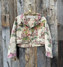 Magnolia Pearl Magnolia Pearl Printed Cropped Kelley Jacket 657 Bloomberry