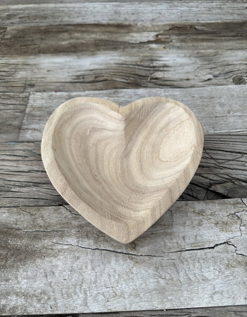 Homart Paulo Heart Dish Wood