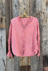 CP Shades CP Shades Sloane Cotton Silk Shirt Guava 1042-703