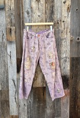 Magnolia Pearl Magnolia Pearl Floral Miner Denim Pants 390 Maggie