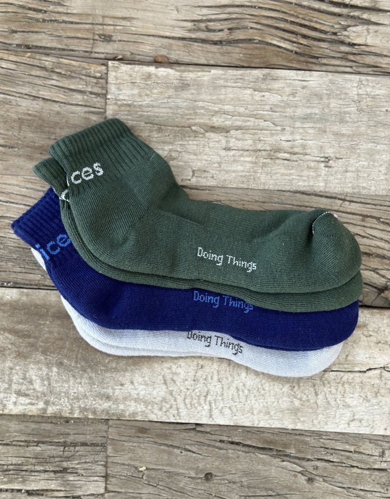 Outdoor Voices Rec Ankle Sock Hunter/Midnight/Dove