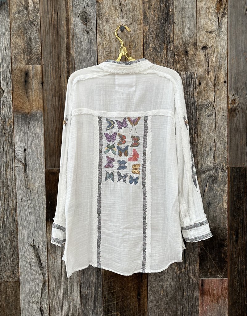 Johnny Was Johnny Was Talia Tunic Natural B233233 Island Farm