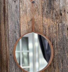 Alexa Allen Alexa Allen Mirror 12" - Natural with White Stitch