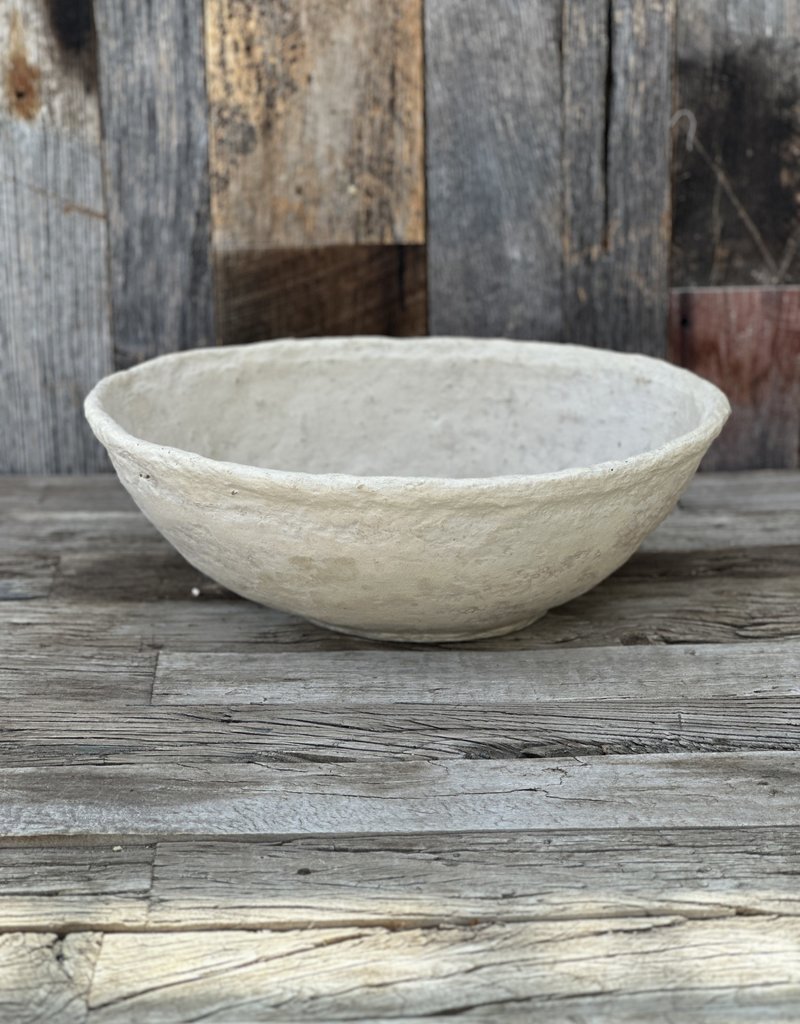 Blue Ocean Traders Paper Mache Oval Bowl Large