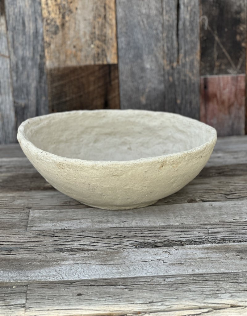 Blue Ocean Traders Paper Mache Oval Bowl Medium