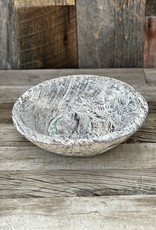 Blue Ocean Traders White Washed Vintage Bowl Large