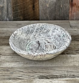 Blue Ocean Traders White Washed Vintage Bowl Large