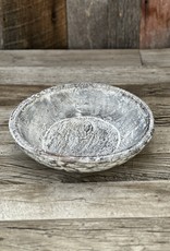 Blue Ocean Traders White Washed Vintage Bowl Small