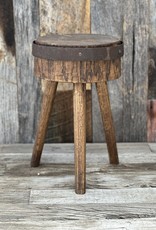 E2 Found Chop Block Stool