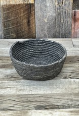 Homart Gideon Low Round Bowl Large Black