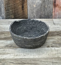 Homart Gideon Low Round Bowl Large Black