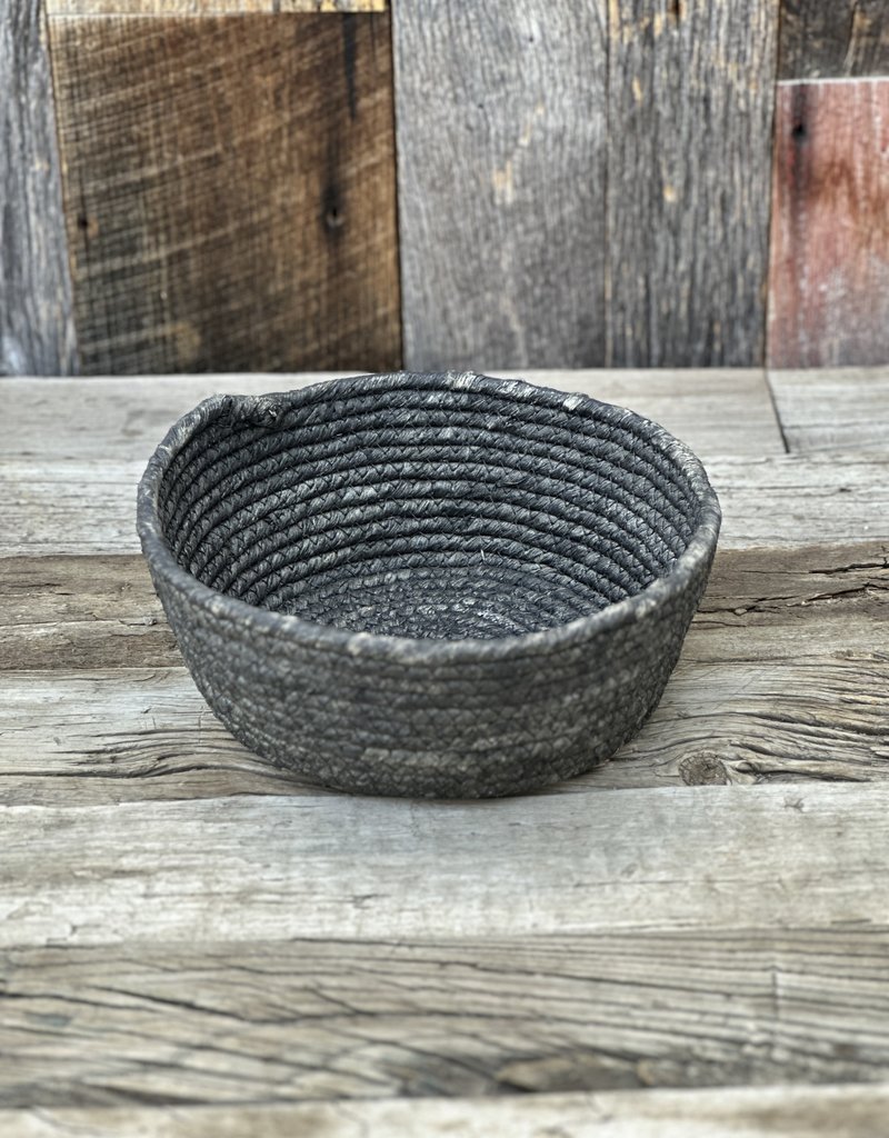 Homart Gideon Low Round Bowl Large Black