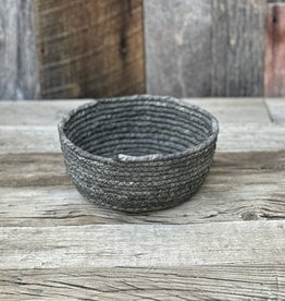 Homart Gideon Low Round Bowl Medium Black