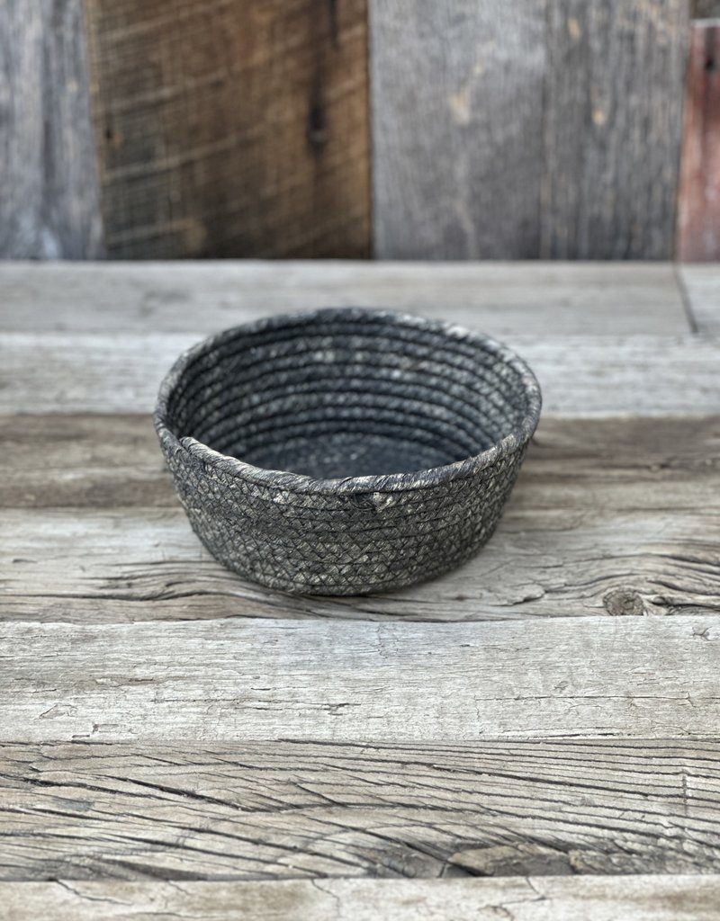 Homart Gideon Low Round Bowl Small Black