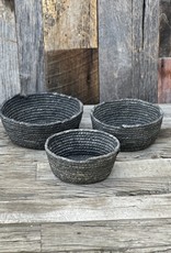 Homart Gideon Low Round Bowl Small Black