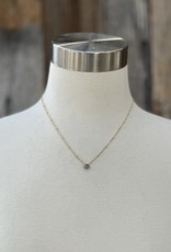Sabina Jewelry Single Stone Necklace Labradorite 17"