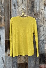 CP Shades CP Shades Gia Linen Knit Top Golden Olive 838-44B