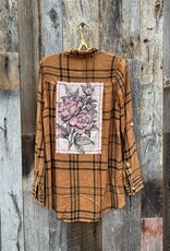 Nu Vintage Nu Vintage Rust with Plaid RAY-100