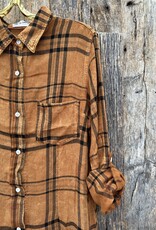 Nu Vintage Nu Vintage Rust with Plaid RAY-100