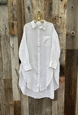 Nu Vintage Nu Vintage Stripe Long Shirt Dress CO-STR7/ADRY