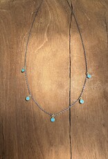Christy Lea Payne Christy Lea Payne 18k Turquoise on Silver Chain CN2023.4