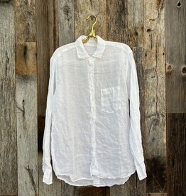 CP Shades CP Shades Jack Linen Men's Shirt w/ 18 Bttns White 901B-3