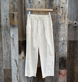 It Is Well Organic Poplin Cropped Pant Natural P1856