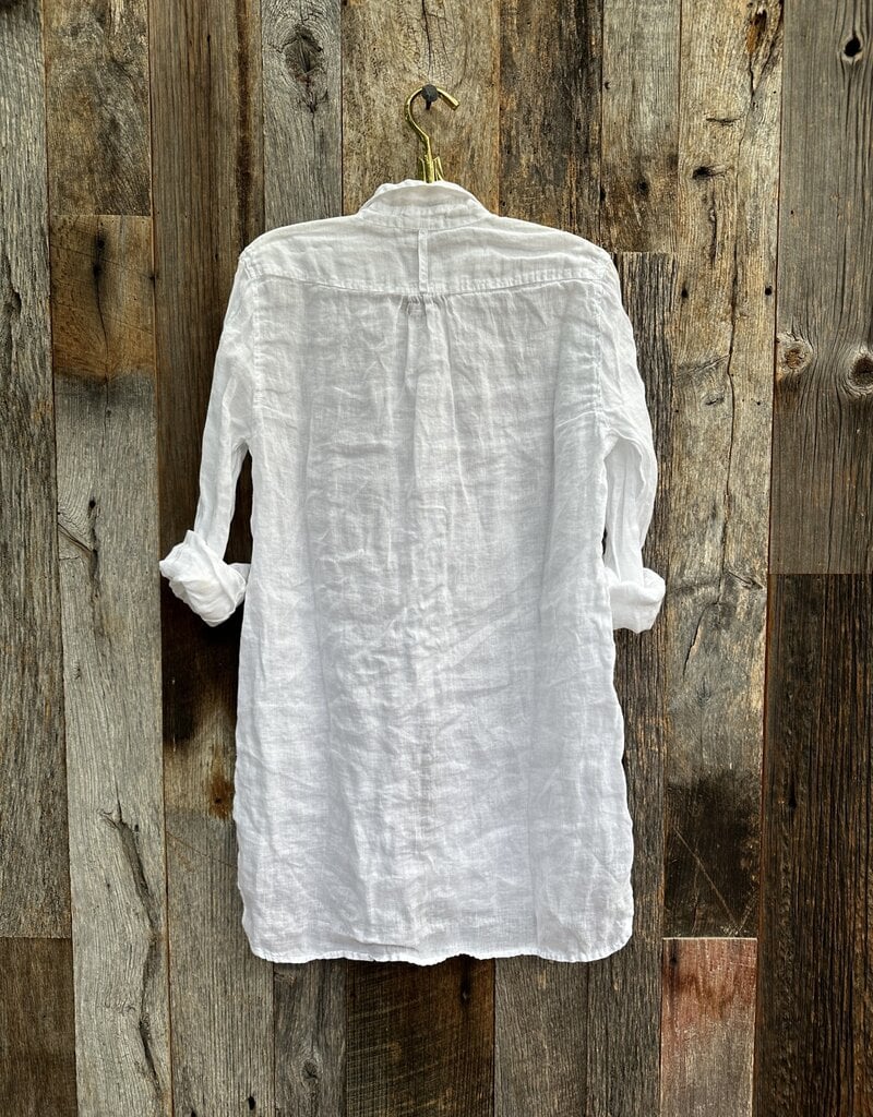 CP Shades CP Shades Cecelia Linen Tunic White 304-3