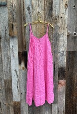 CP Shades CP Shades Fairie Linen Dress Hot Pink 1094d-3