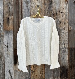 SWTR SWTR Cafe Cable Sweater Ivory 1068