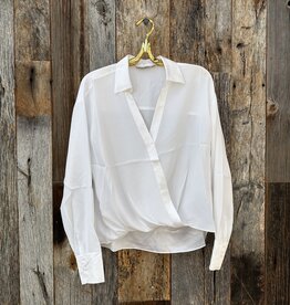 Go Silk Go Silk Go Cross Paths Shirt White #T1625-9217