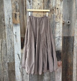 CP Shades CP Shades Lily Cotton-Silk Maxi Skirt 5174-703/703 Chocolate
