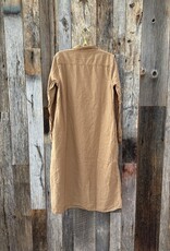 CP Shades CP Shades Maxi Cotton Shirtdress Bronze 4617-4269